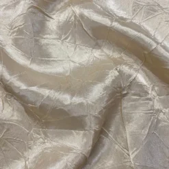Crush Satin (Bichon) Table Napkin in Ivory 112
