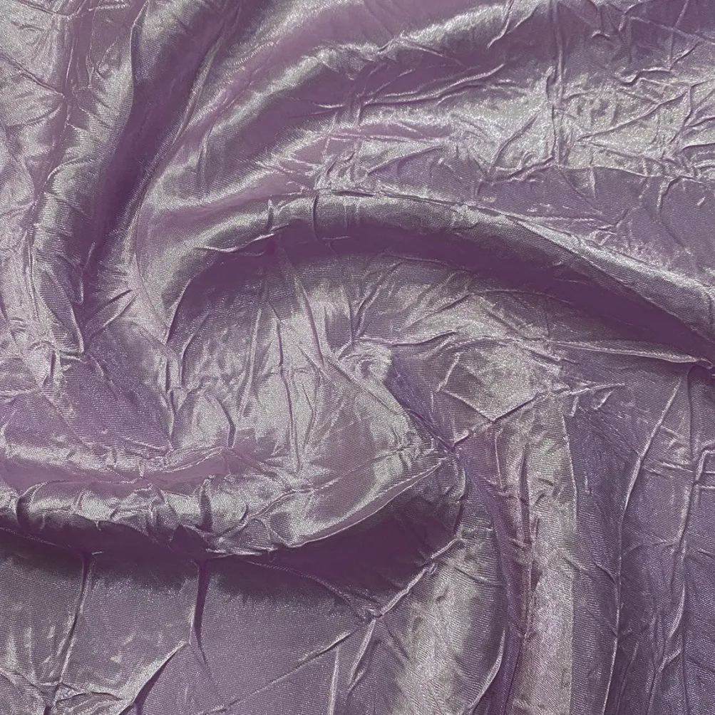 Crush Satin (Bichon) Table Napkin in Mauve 055