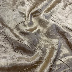Crush Satin (Bichon) Table Napkin in Taupe 17