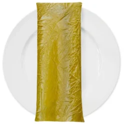 Crush Satin (Bichon) Table Napkin in Spa Sorbet 615