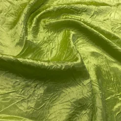 Crush Satin (Bichon) Table Napkin in Lime 37
