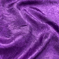 Crush Satin (Bichon) Table Napkin in Plum 555