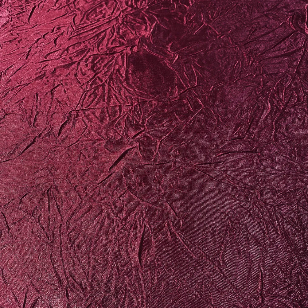 Crush Satin (Bichon) Table Runner in Burgundy 232