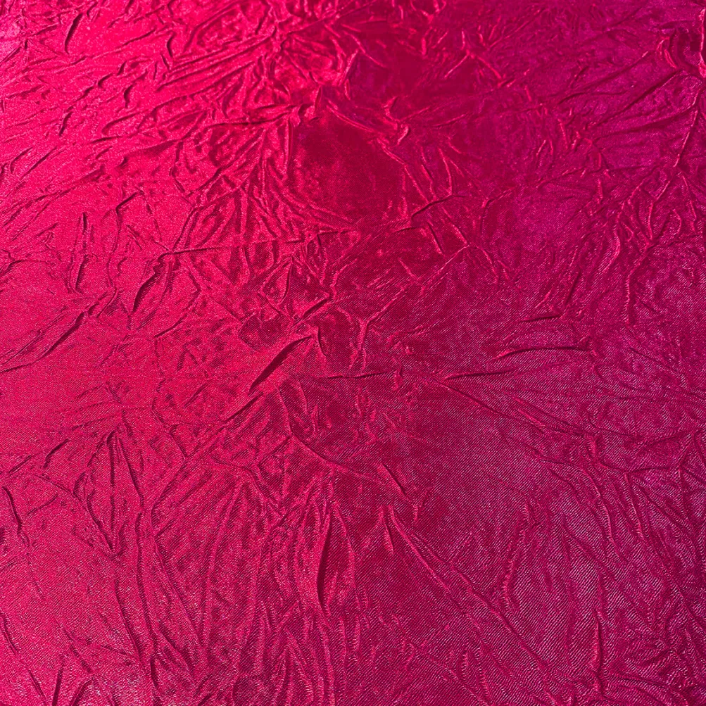 Crush Satin (Bichon) Table Runner in Fuchsia 396