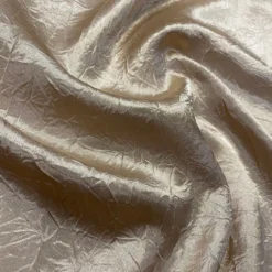 Crush Satin (Bichon) Table Runner in Capuccino 47