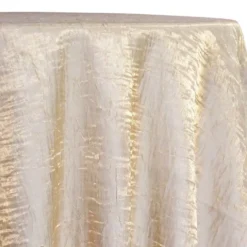 Crush Shimmer (Galaxy) Table Linen in Ivory 18