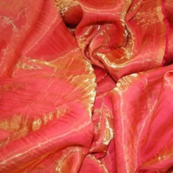 Crush Shimmer (Galaxy) Table Linen in Tangerine