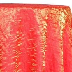 Crush Shimmer (Galaxy) Table Linen in Tangerine