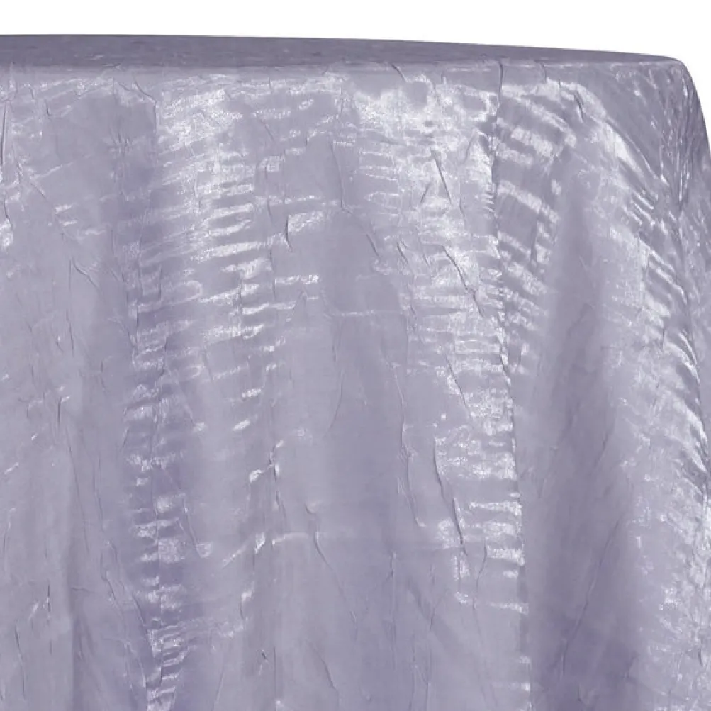 Crush Shimmer (Galaxy) Table Linen in Silver