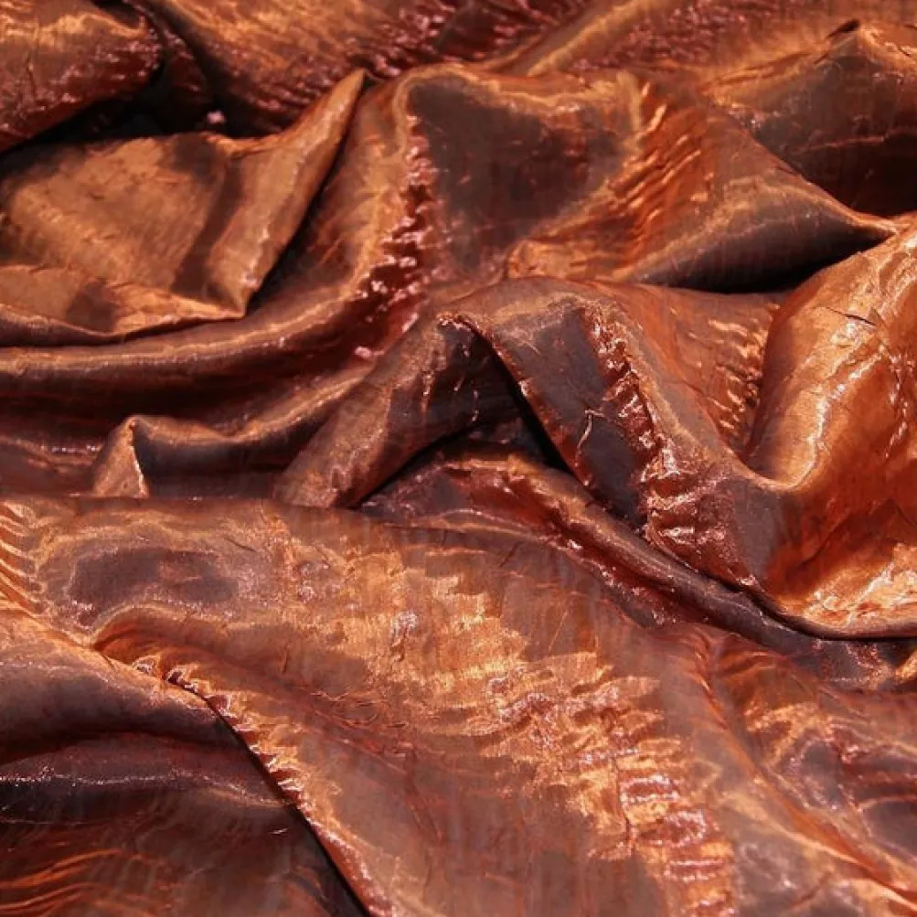 Crush Shimmer (Galaxy) Table Linen in Copper 17