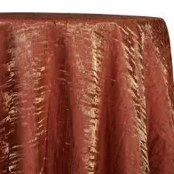 Crush Shimmer (Galaxy) Table Linen in Copper 17