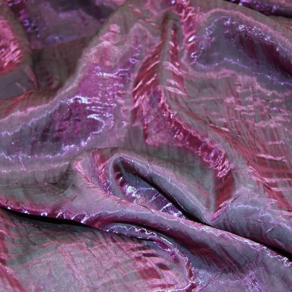 Crush Shimmer (Galaxy) Table Linen in Eggplant 32