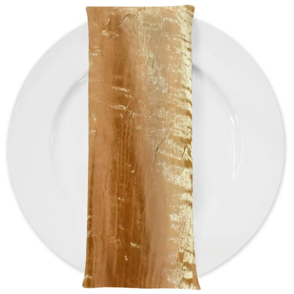 Crush Shimmer (Galaxy) Table Napkin in Gold 30