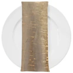 Crush Shimmer (Galaxy) Table Napkin in Champagne 14