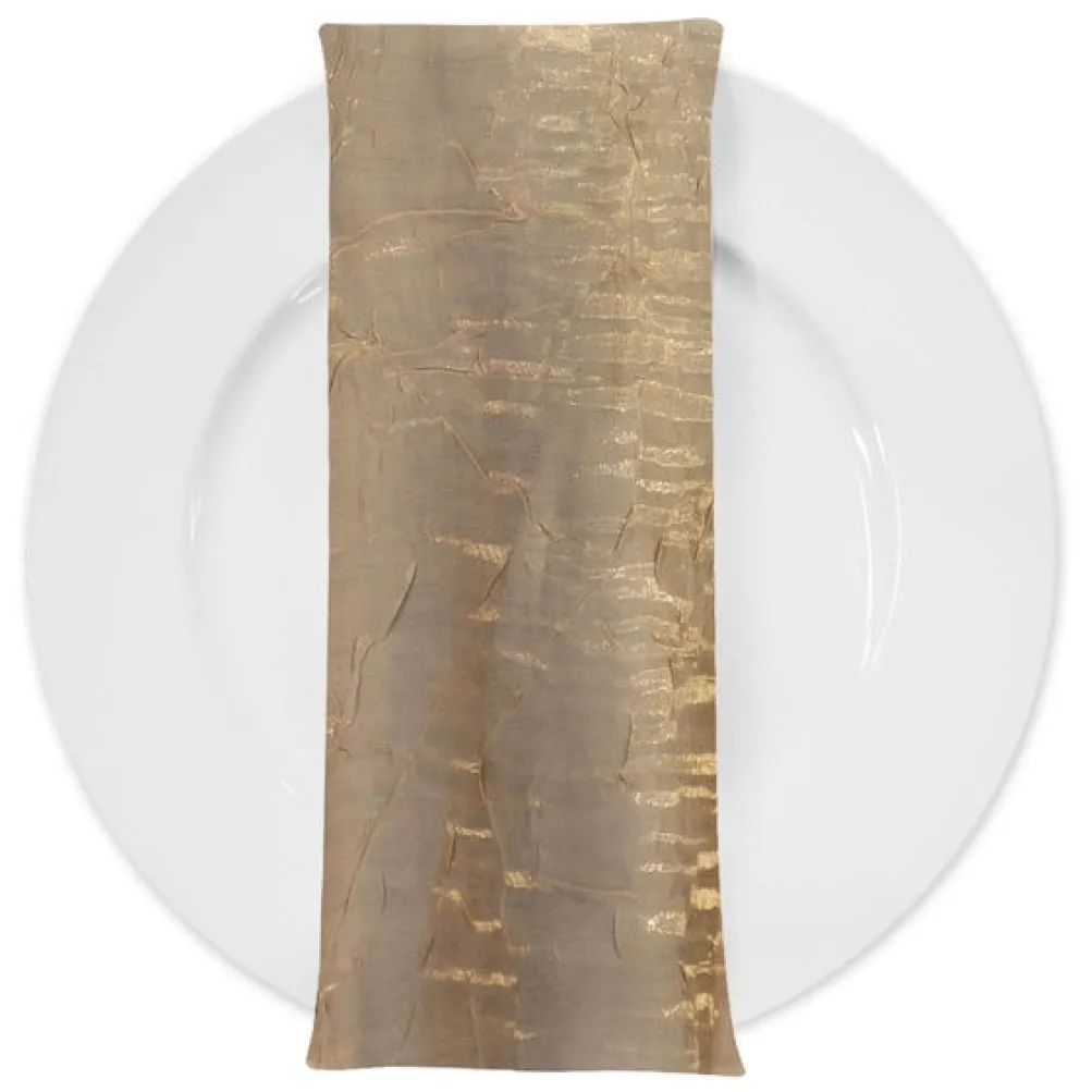 Crush Shimmer (Galaxy) Table Napkin in Champagne 14