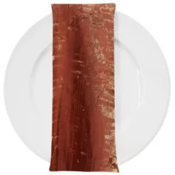 Crush Shimmer (Galaxy) Table Napkin in Copper 17