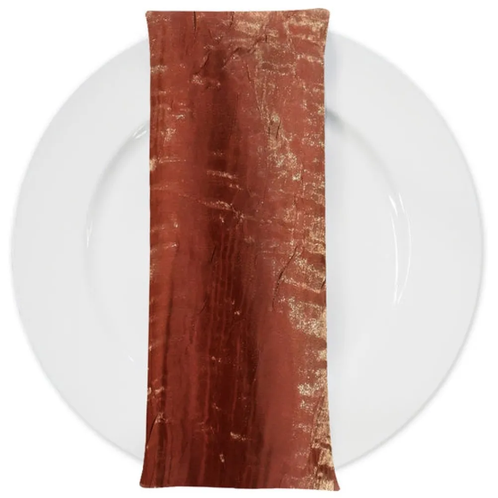 Crush Shimmer (Galaxy) Table Napkin in Copper 17