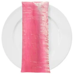 Crush Shimmer (Galaxy) Table Napkin in Flamingo Pink 33