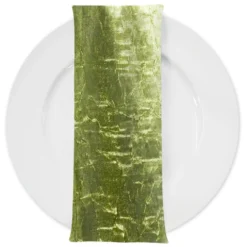 Crush Shimmer (Galaxy) Table Napkin in Lime 26