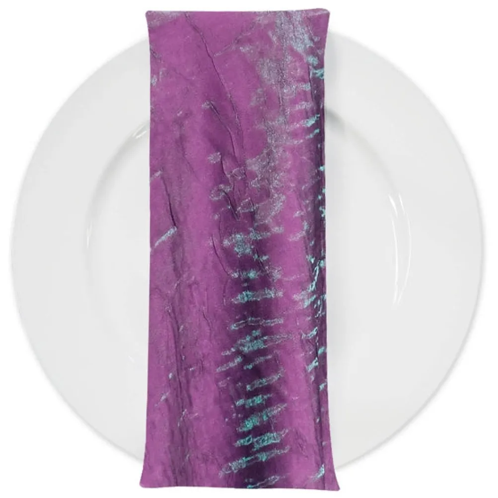 Crush Shimmer (Galaxy) Table Napkin in Magenta 8