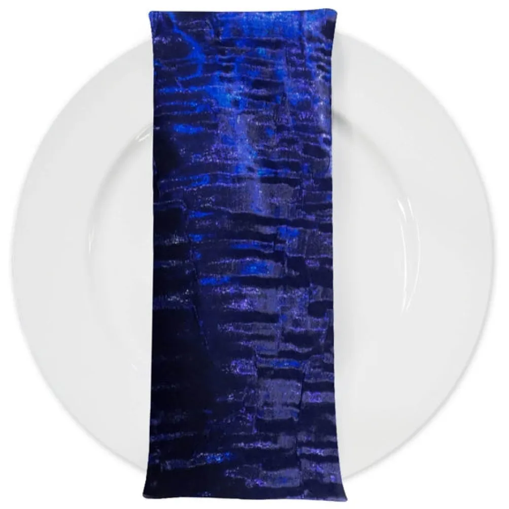Crush Shimmer (Galaxy) Table Napkin in Royal 2