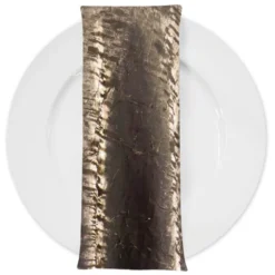 Crush Shimmer (Galaxy) Table Napkin in Brown 28