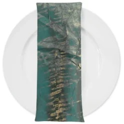 Crush Shimmer (Galaxy) Table Napkin in Celery 24