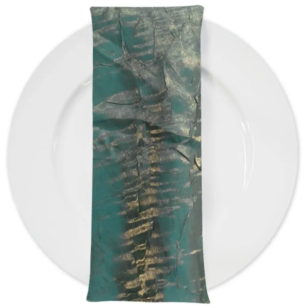 Crush Shimmer (Galaxy) Table Napkin in Celery 24