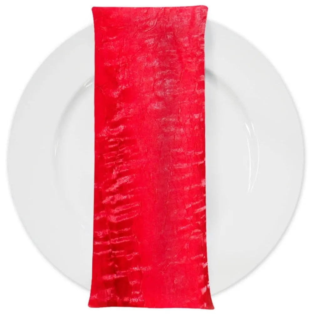 Crush Shimmer (Galaxy) Table Napkin in Rio Red 37