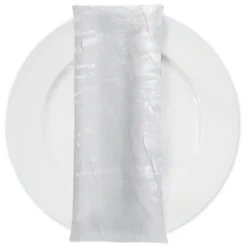 Crush Shimmer (Galaxy) Table Napkin in White 16