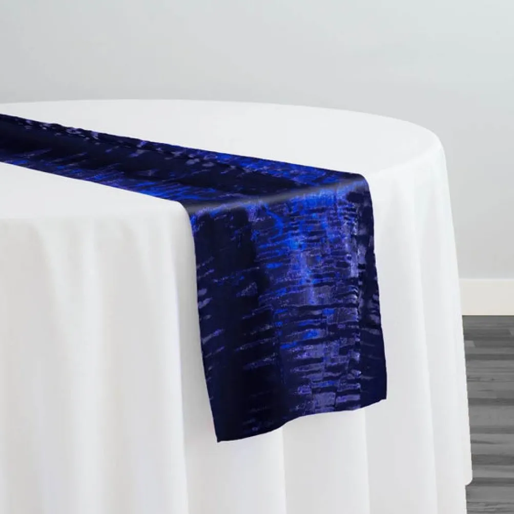 Crush Shimmer (Galaxy) Table Runner in Royal 2