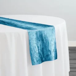 Crush Shimmer (Galaxy) Table Runner in Turquoise 12