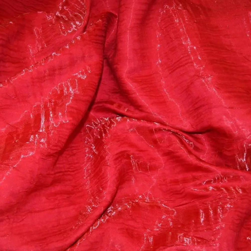 Crush Shimmer (Galaxy) Table Runner in Rio Red 37