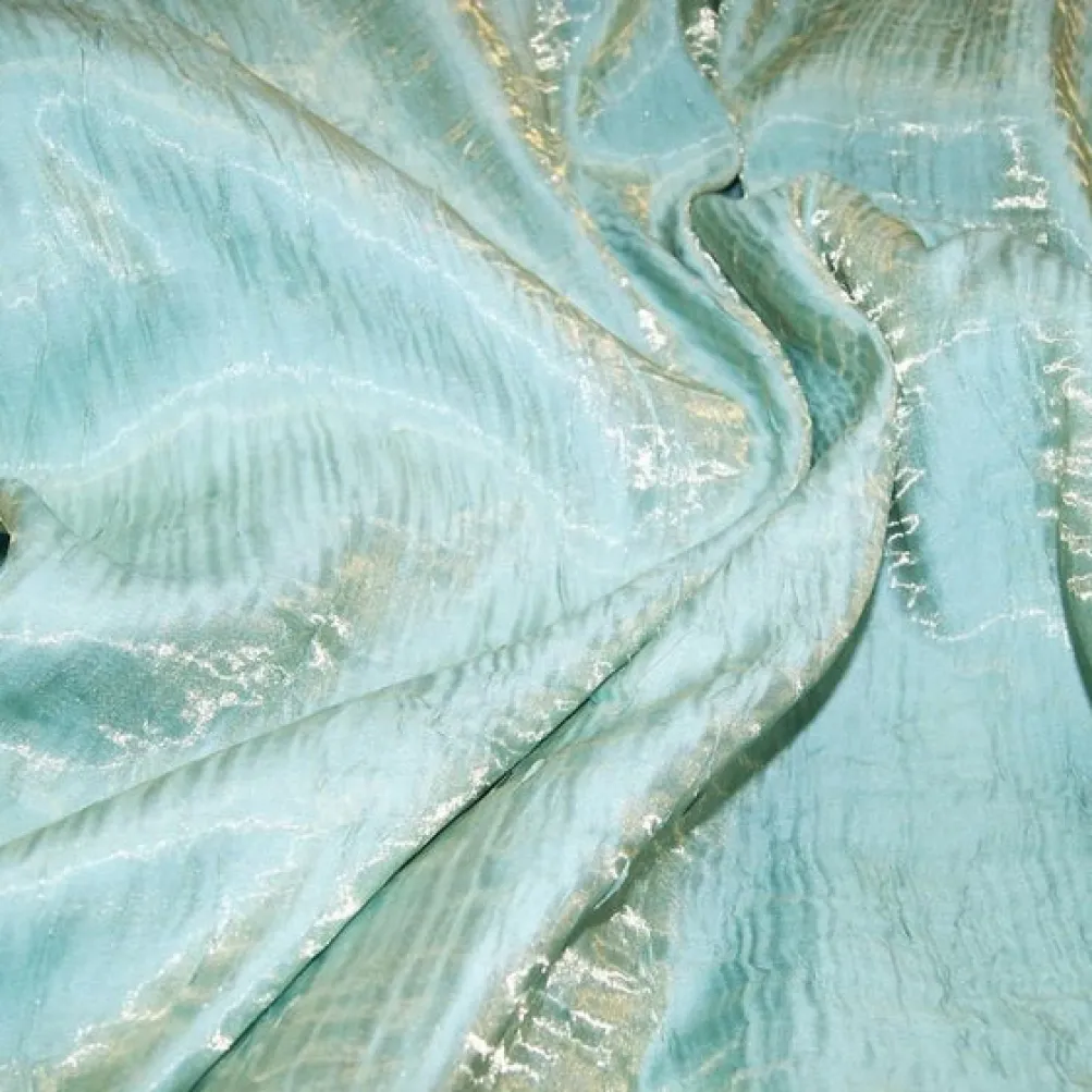 Crush Shimmer (Galaxy) Table Runner in New Aqua 35