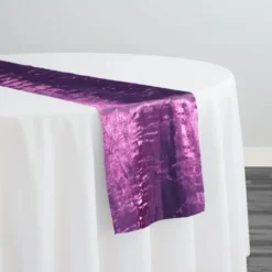 Crush Shimmer (Galaxy) Table Runner in Eggplant 32