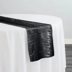 Crush Shimmer (Galaxy) Table Runner in Black