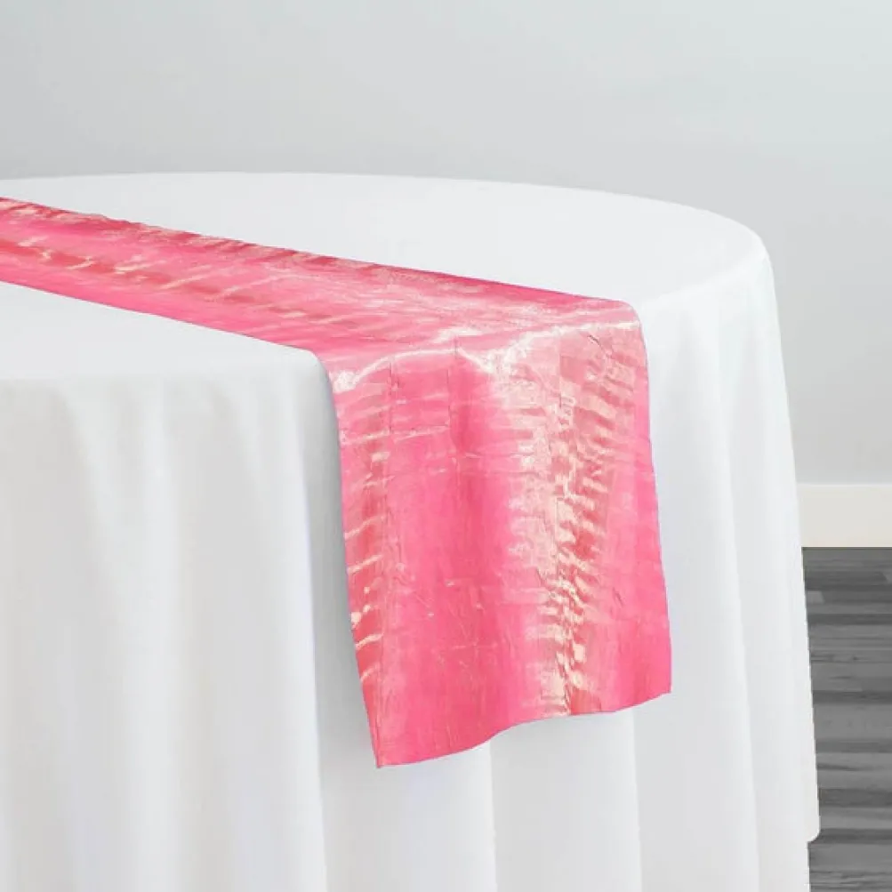 Crush Shimmer (Galaxy) Table Runner in Flamingo Pink 33