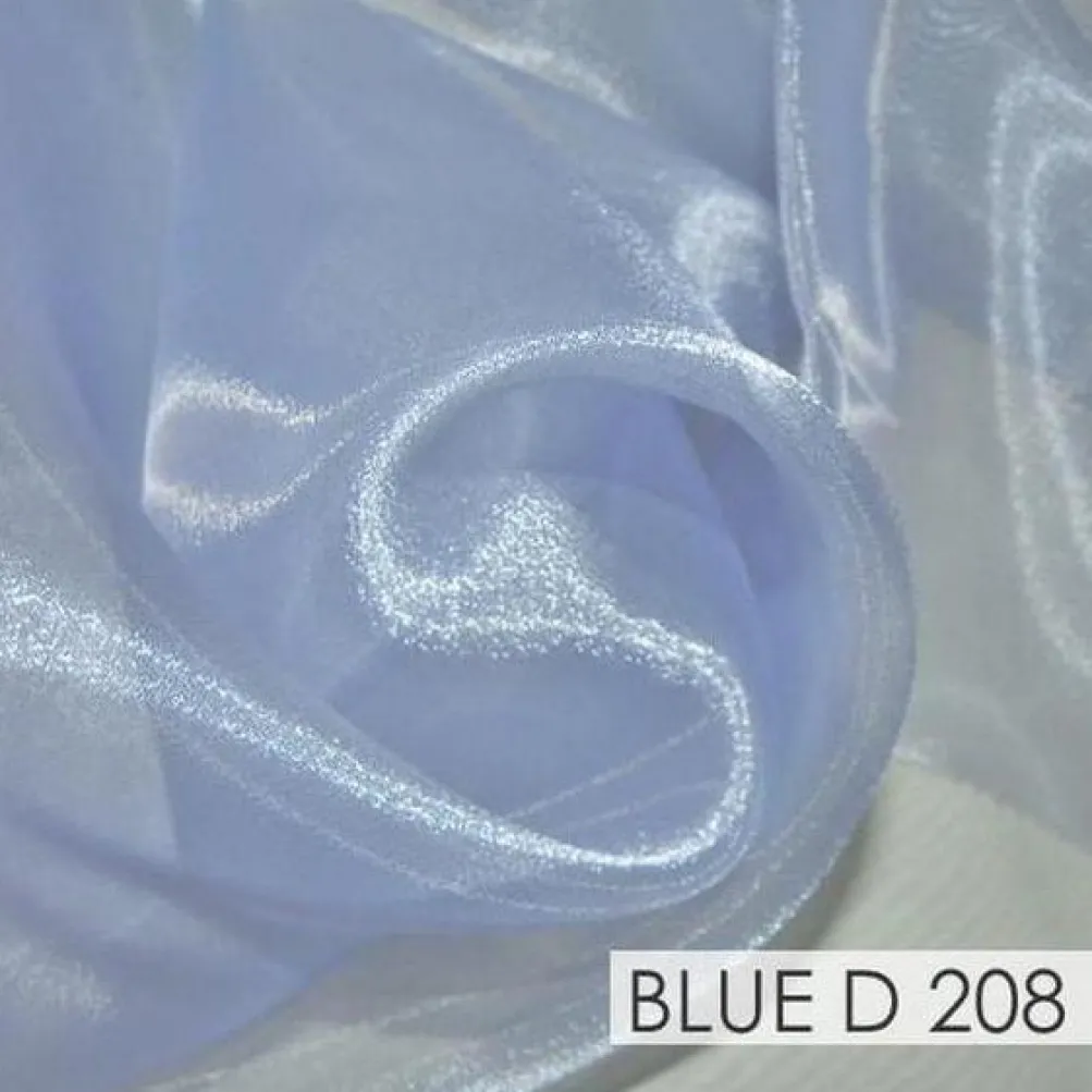 Crystal Organza Drapery Panels (58" Wide) / 64 Colors