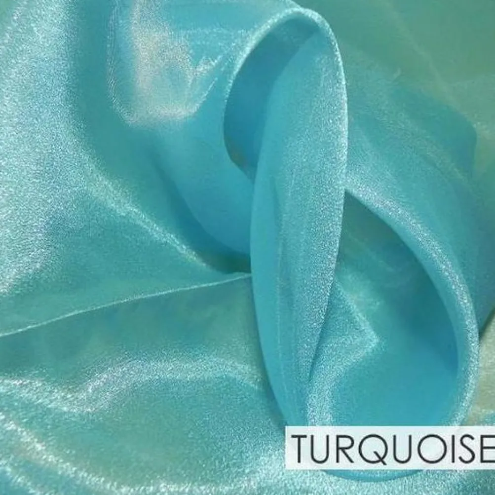 Crystal Organza Drapery Panels (58" Wide) / 64 Colors