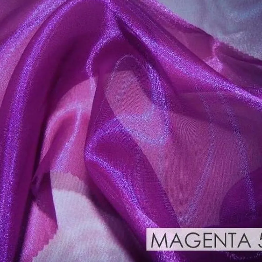 Crystal Organza Drapery Panels (58" Wide) / 64 Colors