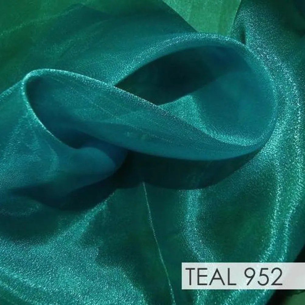 Crystal Organza Drapery Panels (58" Wide) / 64 Colors