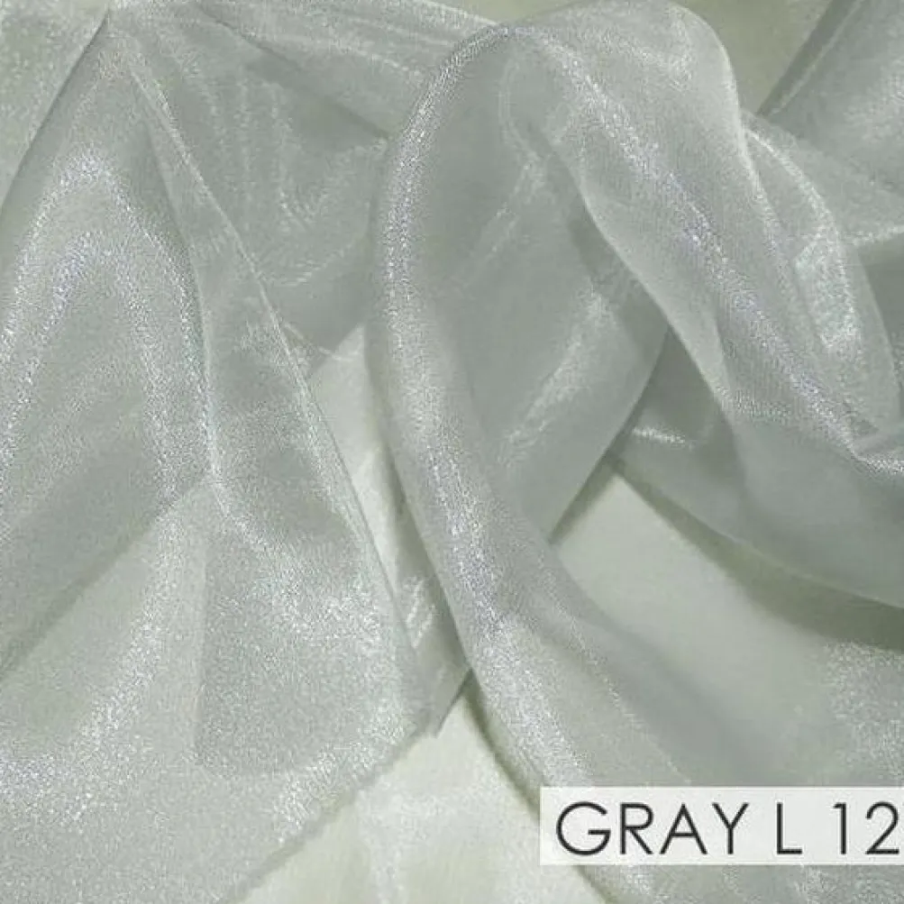 Crystal Organza Drapery Panels (58" Wide) / 64 Colors
