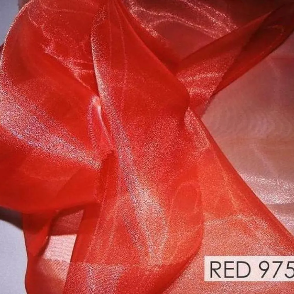 Crystal Organza Drapery Panels (58" Wide) / 64 Colors