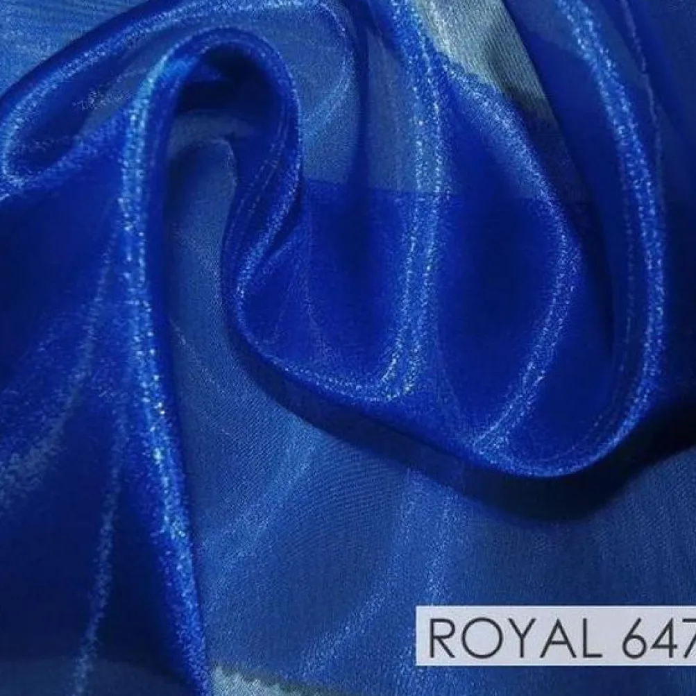 Crystal Organza Drapery Panels (58" Wide) / 64 Colors