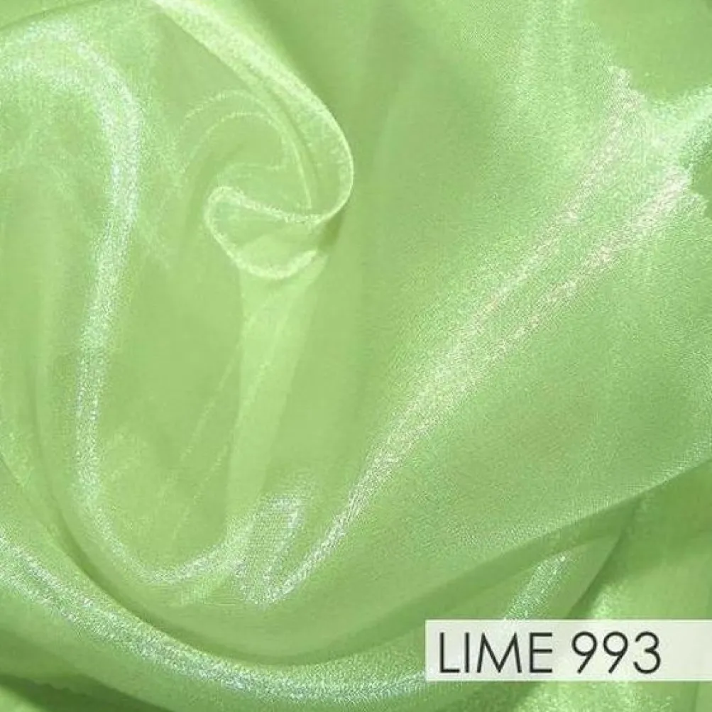 Crystal Organza Drapery Panels (58" Wide) / 64 Colors