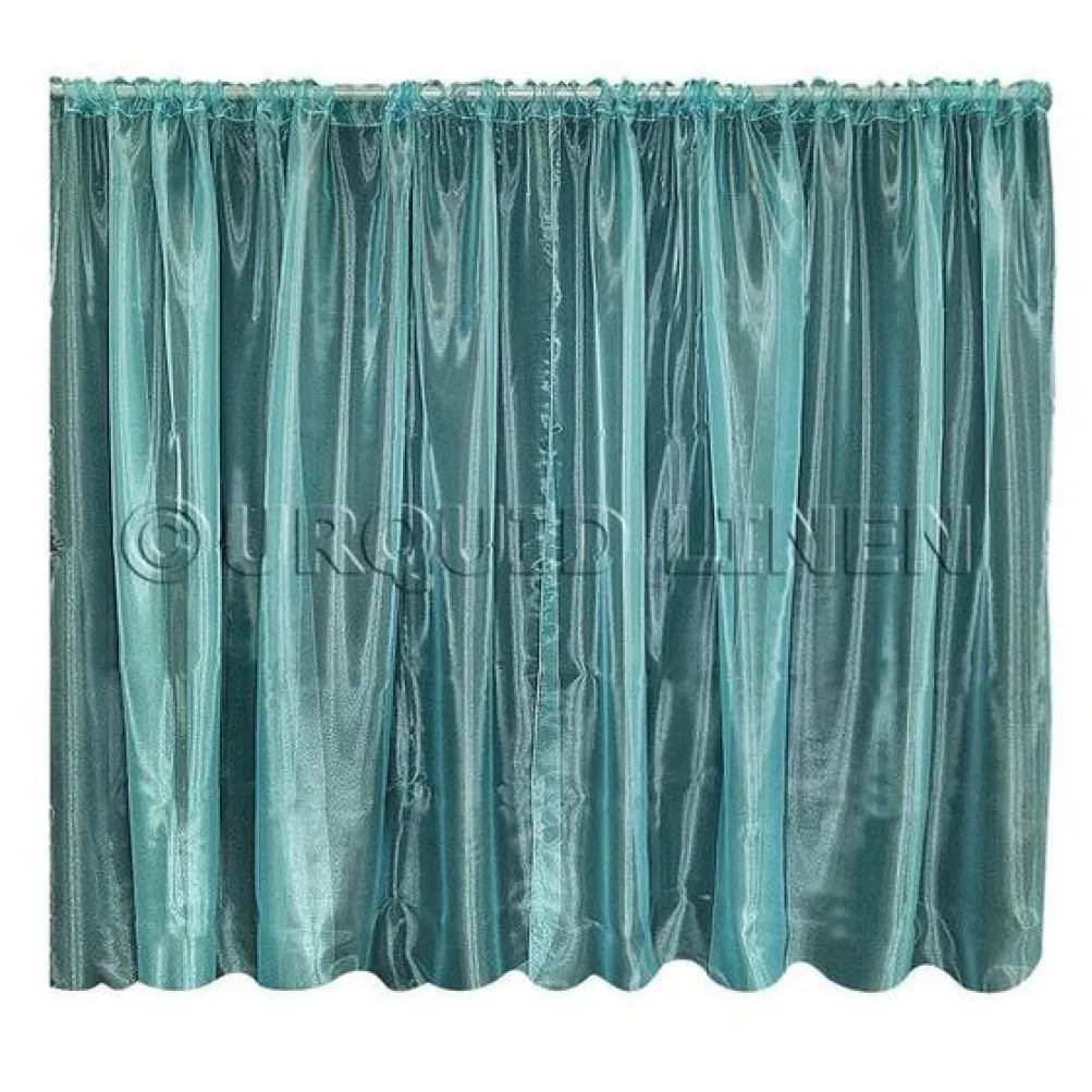 Crystal Organza Drapery Panels (58" Wide) / 64 Colors