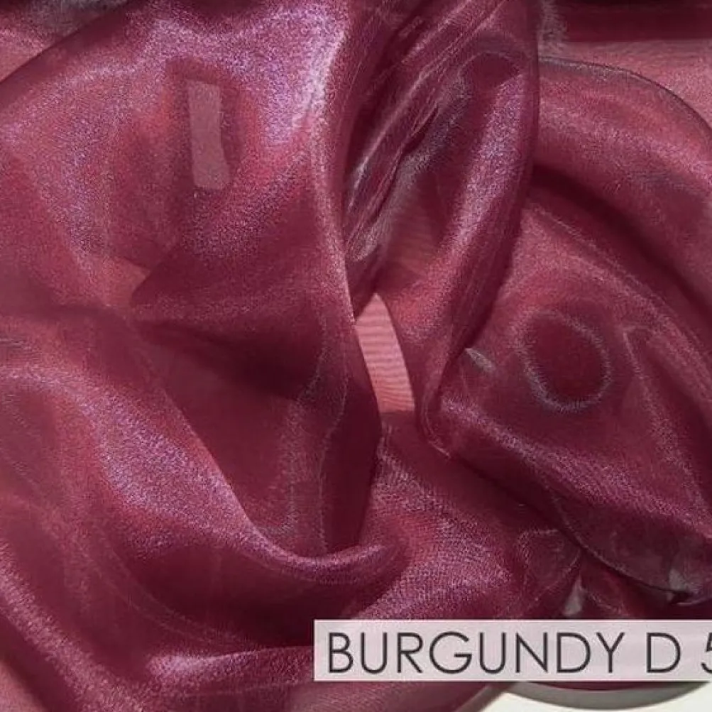 Crystal Organza Drapery Panels (58" Wide) / 64 Colors