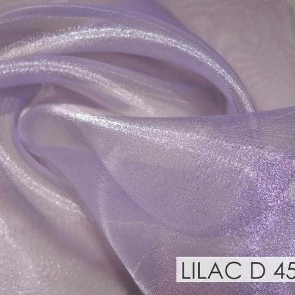 Crystal Organza Drapery Panels (58" Wide) / 64 Colors