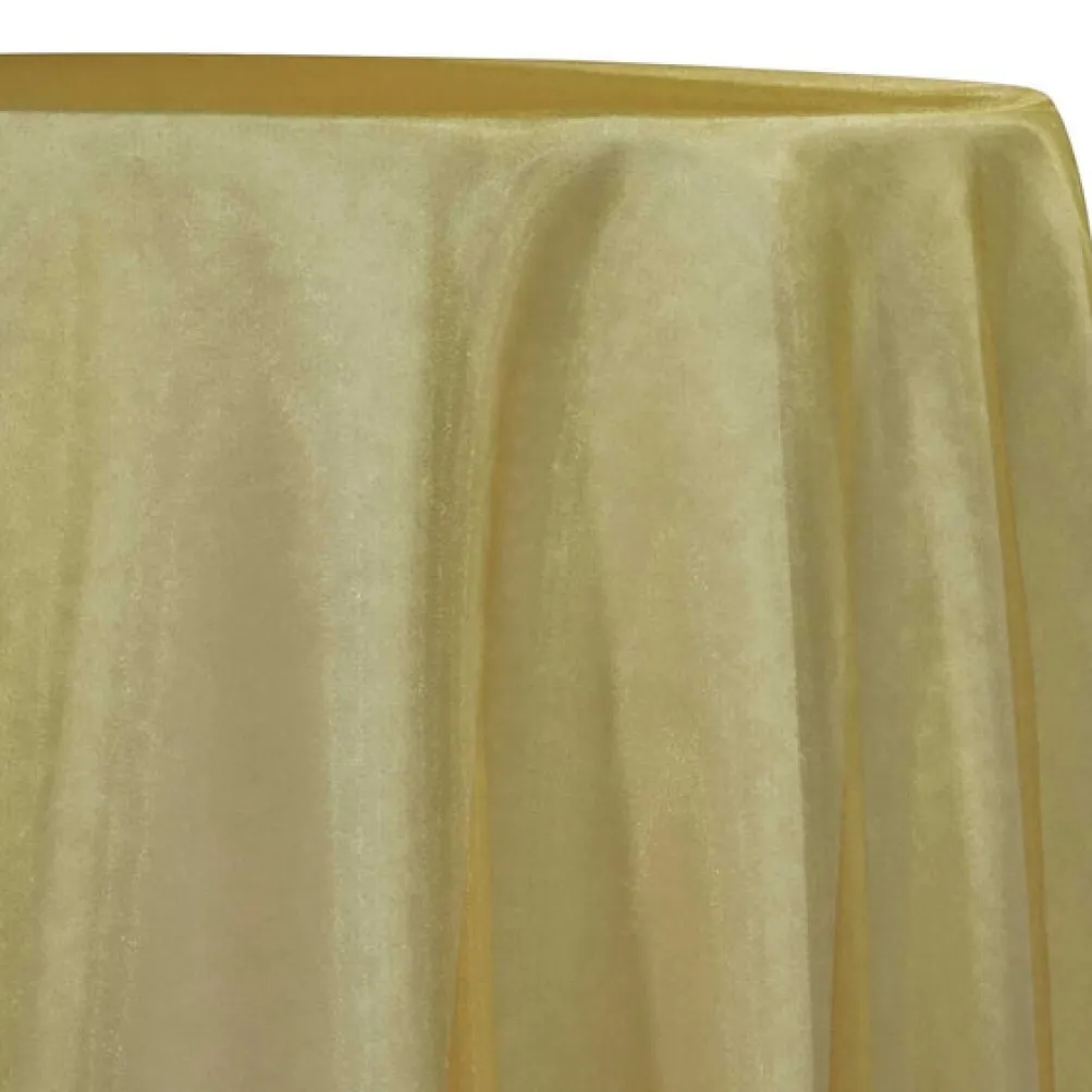 Crystal Organza Table Linen in Gold 901