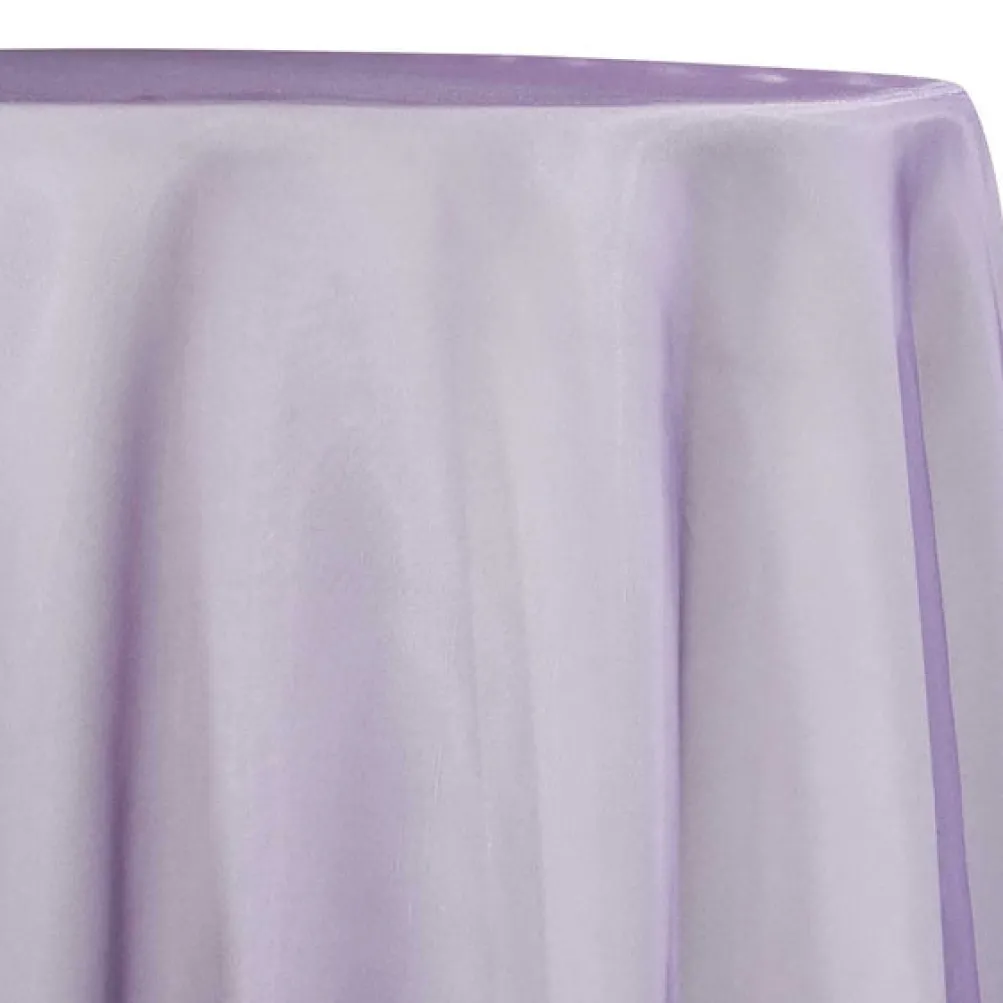 Crystal Organza Table Linen in Lilac D 450